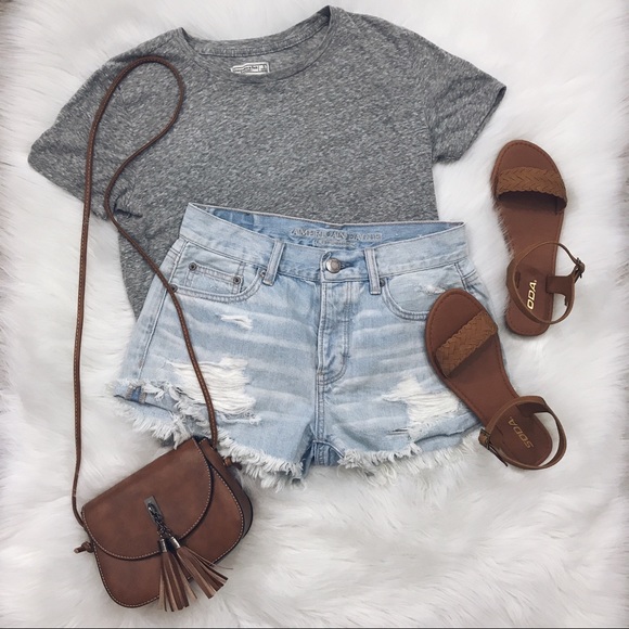 Tan Braided Flat Ankle Strap Sandals - Picture 7 of 8